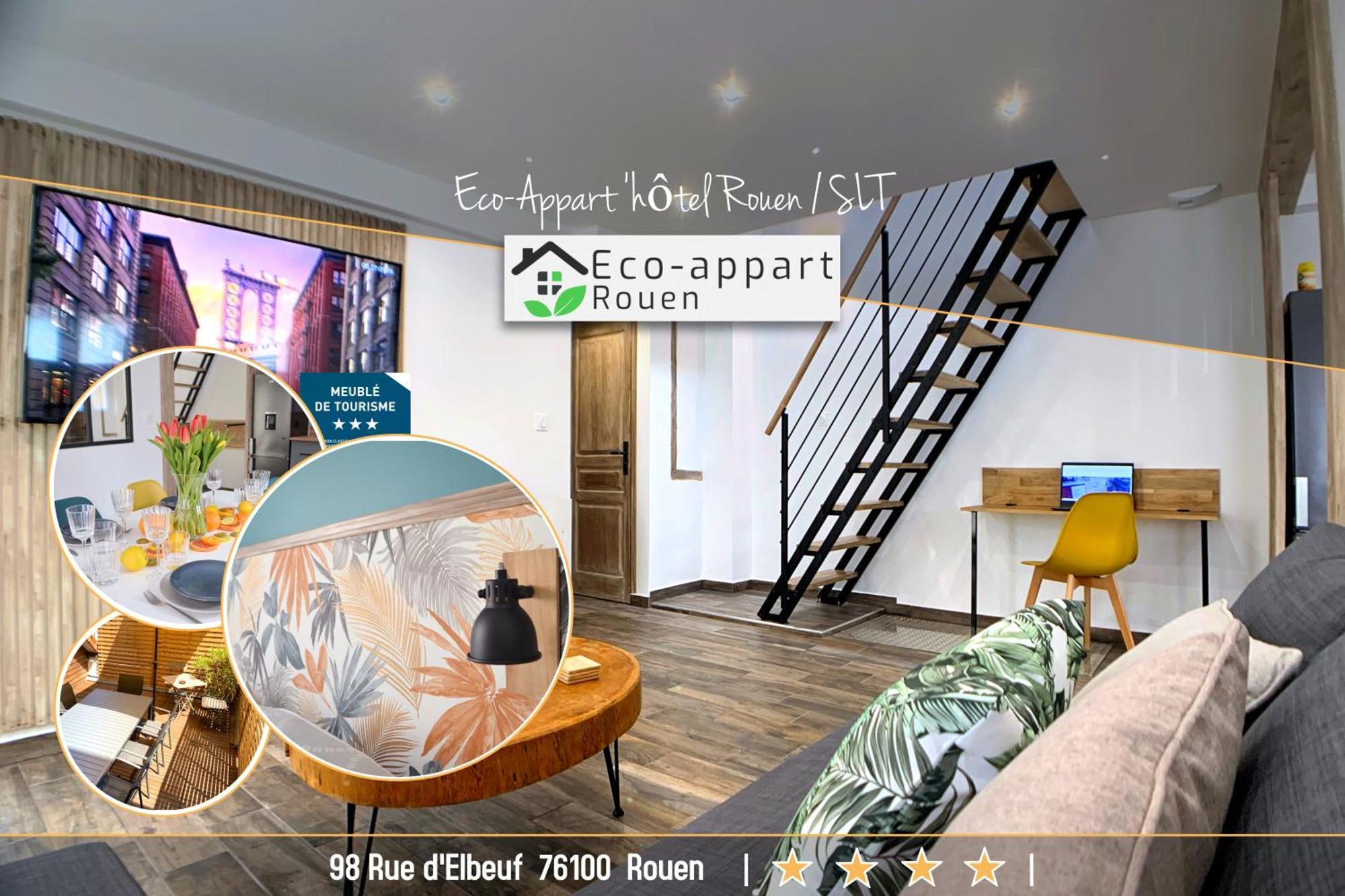 Eco-Appart'Hotel Rouen - Slt エクステリア 写真